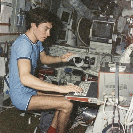 cosmonaut in space