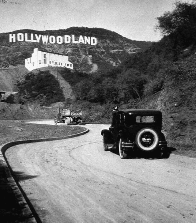 hollywood land sign